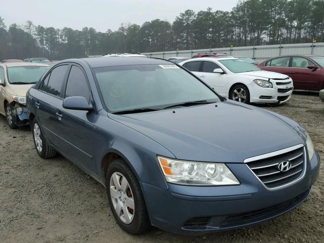 5NPET46C49H520868 - 2009 HYUNDAI SONATA GLS BLUE photo 1