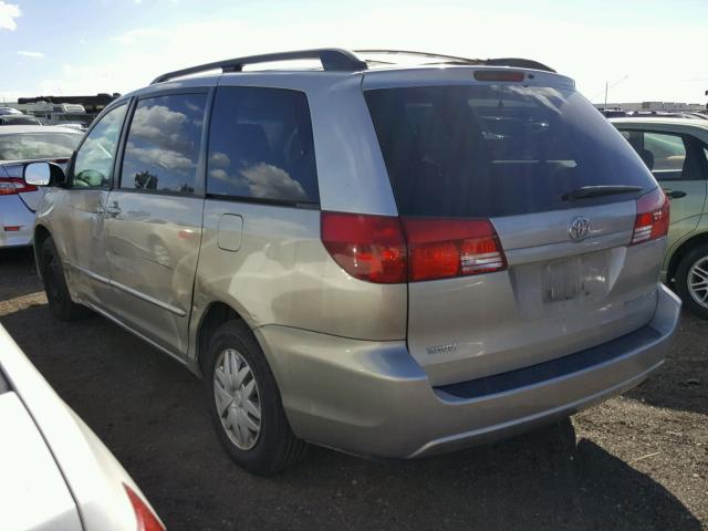 5TDZA23C35S240377 - 2005 TOYOTA SIENNA CE SILVER photo 3