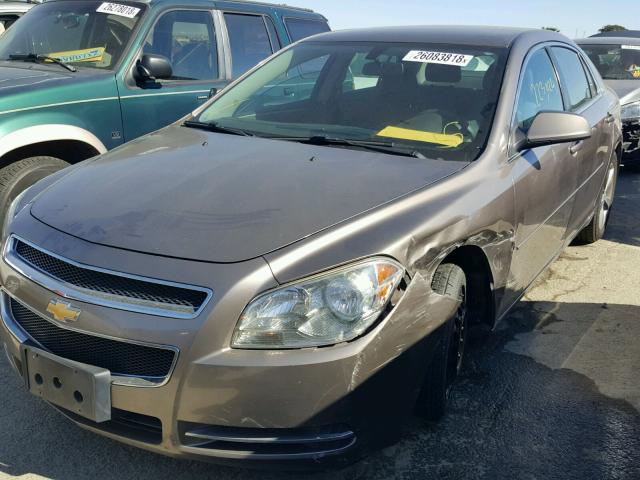 1G1ZC5E10BF272666 - 2011 CHEVROLET MALIBU 1LT BEIGE photo 2