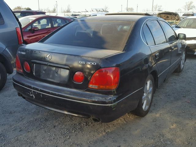 JT8BD69S110138411 - 2001 LEXUS GS 300 BLACK photo 4