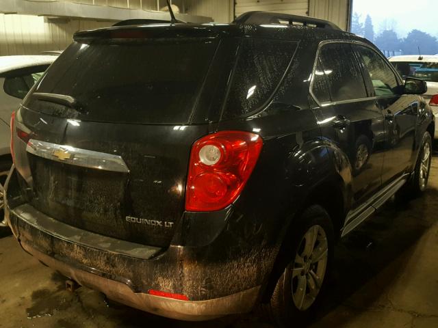 2CNALDEW0A6307589 - 2010 CHEVROLET EQUINOX LT BLACK photo 4