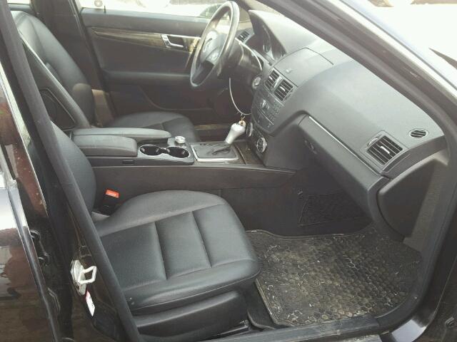 WDDGF87X99F338916 - 2009 MERCEDES-BENZ C 350 4MAT BLACK photo 5