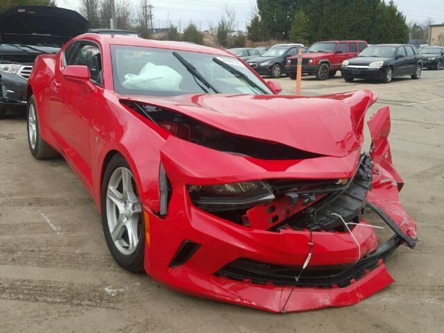 1G1FB1RX2H0137116 - 2017 CHEVROLET CAMARO LT RED photo 1