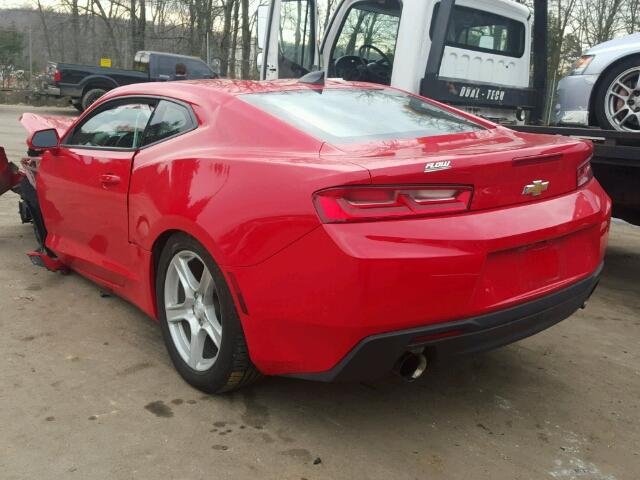 1G1FB1RX2H0137116 - 2017 CHEVROLET CAMARO LT RED photo 3