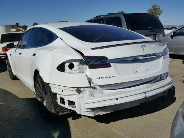 5YJSA1E28GF147944 - 2016 TESLA MODEL S WHITE photo 3