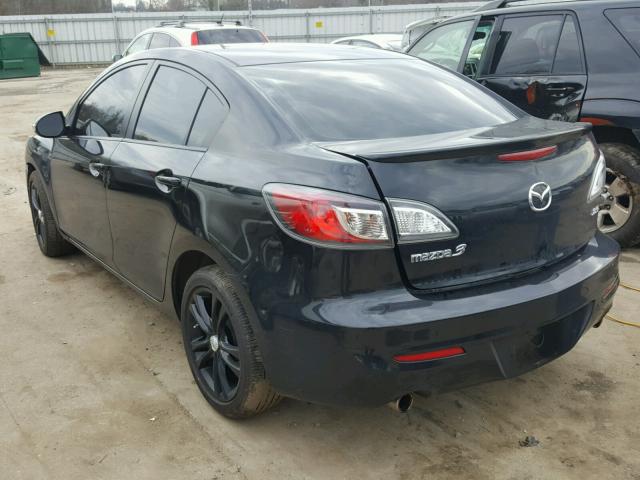 JM1BL1S69A1143967 - 2010 MAZDA 3 S BLACK photo 3