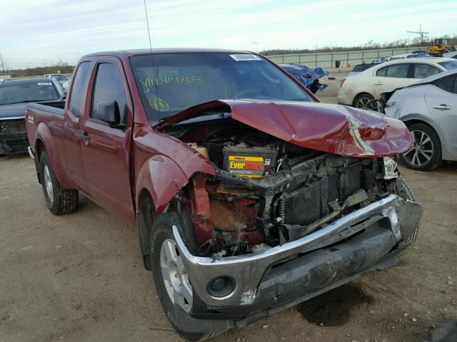 1N6AD06W16C414803 - 2006 NISSAN FRONTIER K MAROON photo 1