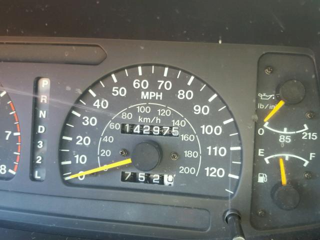 4S6CM58V0T4416192 - 1996 HONDA PASSPORT E BLACK photo 8