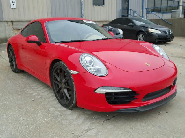 WP0AB2A9XCS121778 - 2012 PORSCHE 911 CARRER RED photo 1