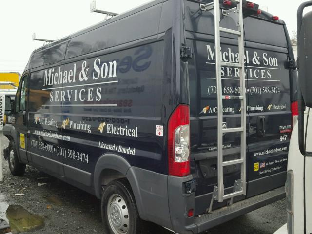 3C6TRVDG1HE537932 - 2017 RAM PROMASTER 蓝色 照片 3