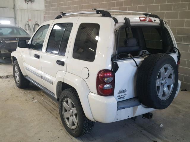 1J4GL58K56W178477 - 2006 JEEP LIBERTY LI WHITE photo 3