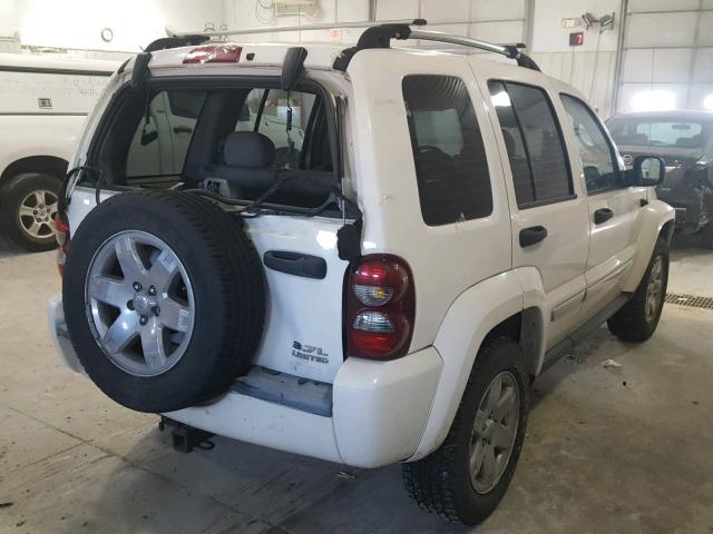 1J4GL58K56W178477 - 2006 JEEP LIBERTY LI WHITE photo 4