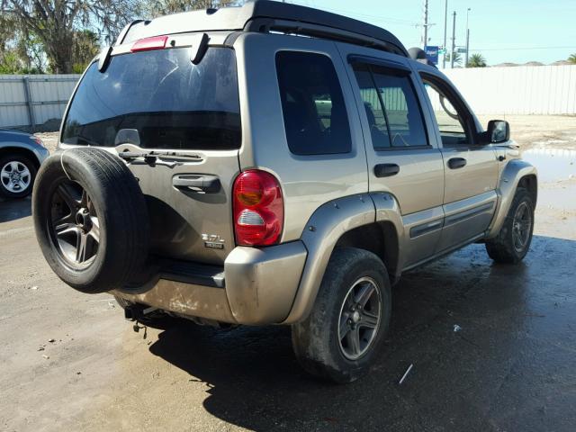 1J4GL38K54W106051 - 2004 JEEP LIBERTY RE TAN photo 4