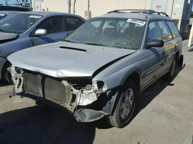 4S3BG6854X7644562 - 1999 SUBARU OUTBACK SILVER photo 2