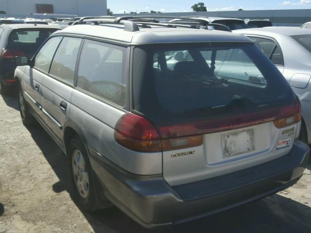 4S3BG6854X7644562 - 1999 SUBARU OUTBACK SILVER photo 3