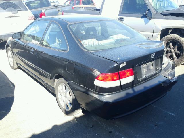 1HGEM1159XL066759 - 1999 HONDA CIVIC SI BLACK photo 3