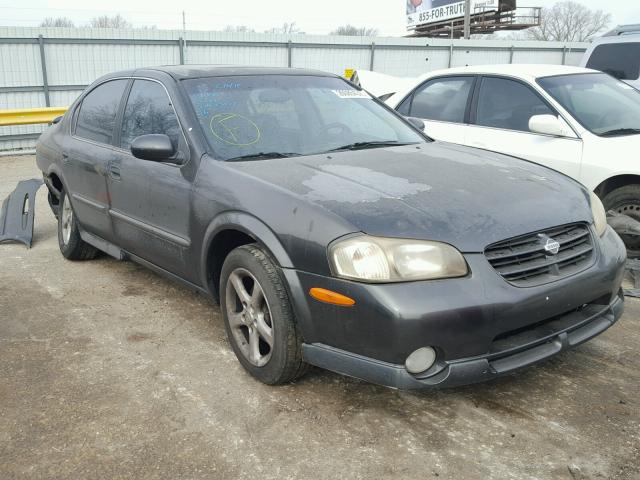 JN1CA31D41T607700 - 2001 NISSAN MAXIMA GXE BLACK photo 1