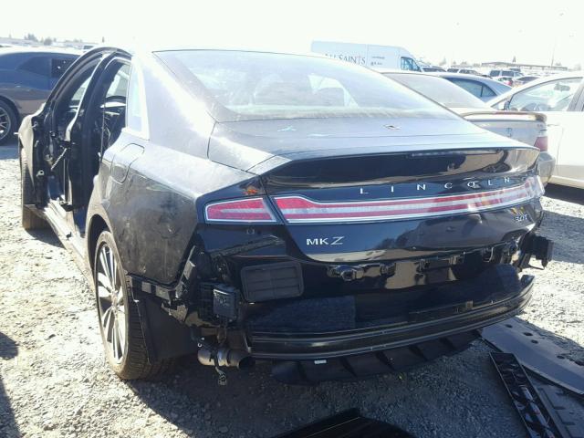 3LN6L5EC1HR620249 - 2017 LINCOLN MKZ RESERV BLACK photo 3