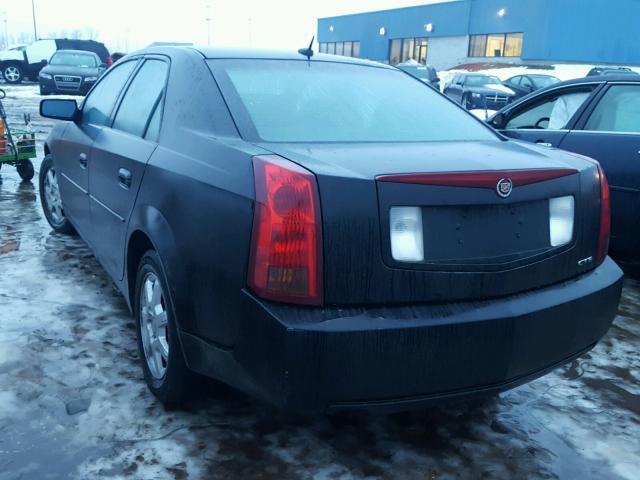 1G6DM57T770132656 - 2007 CADILLAC CTS BLACK photo 3