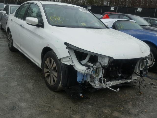 1HGCR2F3XEA187153 - 2014 HONDA ACCORD LX WHITE photo 1