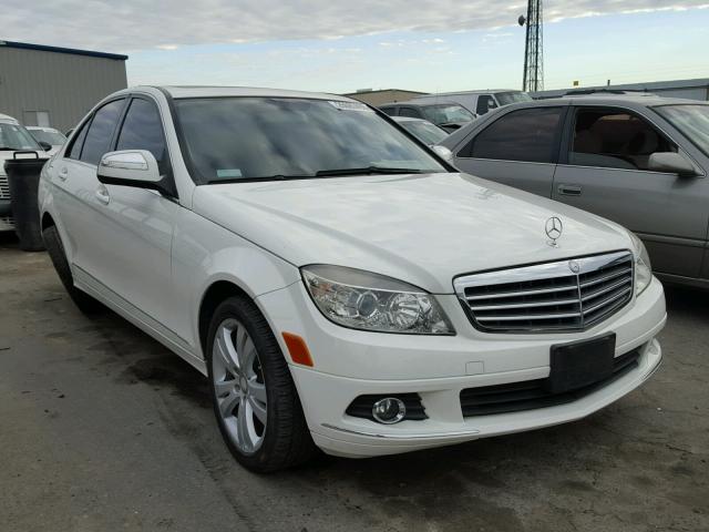 WDDGF54X68F034346 - 2008 MERCEDES-BENZ C 300 WHITE photo 1