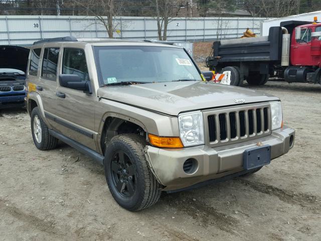 1J8HG48N56C274641 - 2006 JEEP COMMANDER TAN photo 1
