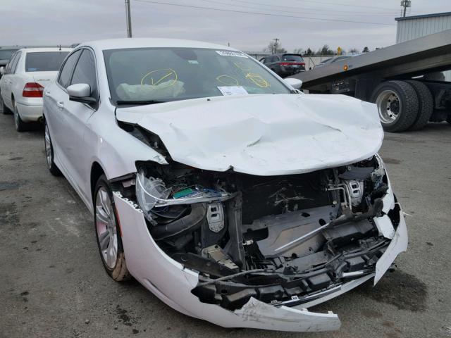 1C3CCCAB8FN738635 - 2015 CHRYSLER 200 LIMITE WHITE photo 1