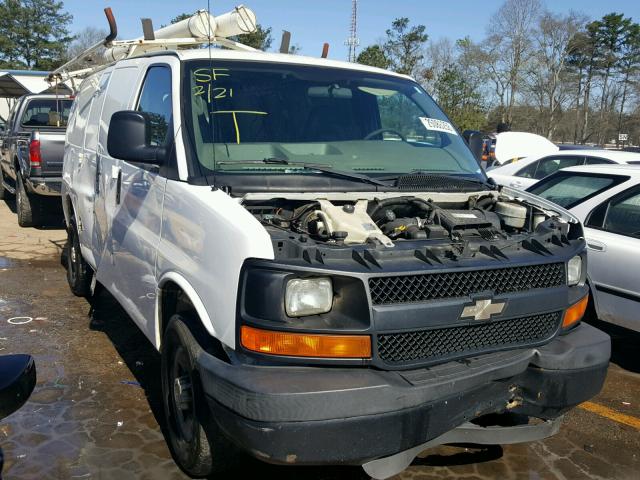 1GCGG25C891128924 - 2009 CHEVROLET EXPRESS G2 WHITE photo 1