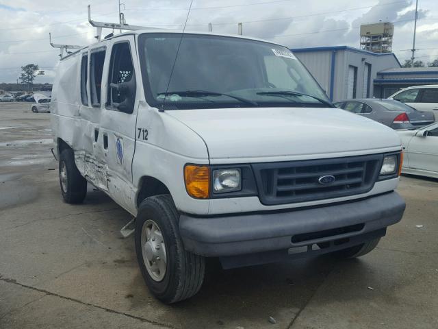 1FTNE24W57DA11614 - 2007 FORD ECONOLINE WHITE photo 1