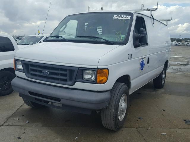 1FTNE24W57DA11614 - 2007 FORD ECONOLINE WHITE photo 2