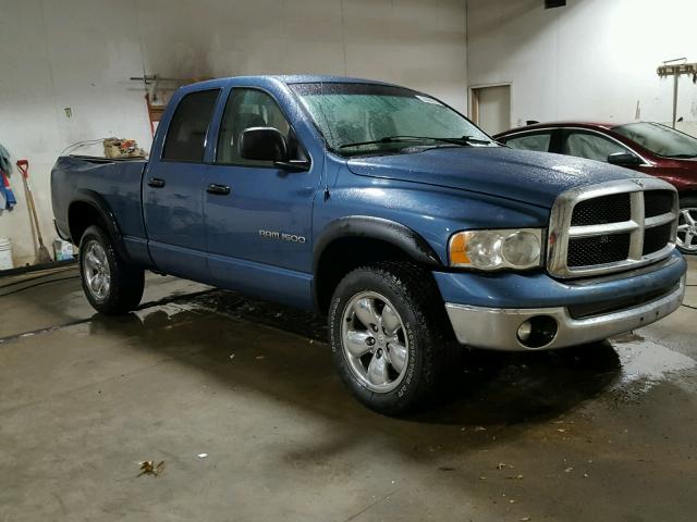 1D3HU18DX5J519568 - 2005 DODGE RAM 1500 S BLUE photo 1