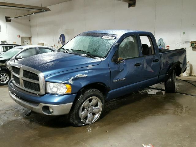 1D3HU18DX5J519568 - 2005 DODGE RAM 1500 S BLUE photo 2