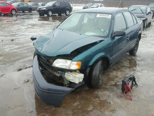 JT2BC53L0X0372962 - 1999 TOYOTA TERCEL CE GREEN photo 2