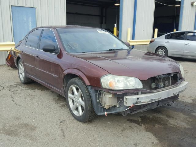 JN1DA31D92T422306 - 2002 NISSAN MAXIMA GLE MAROON photo 1