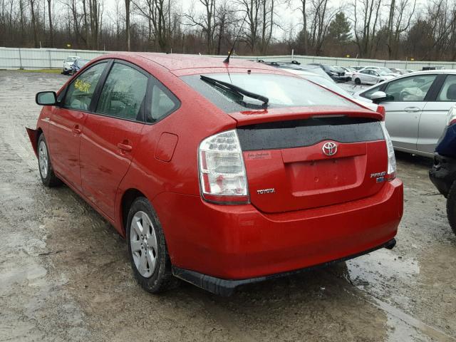 JTDKB22U467515551 - 2006 TOYOTA PRIUS RED photo 3