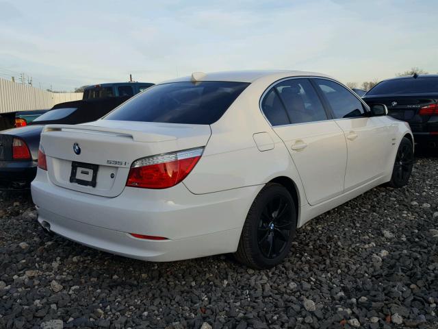 WBANV93589C135495 - 2009 BMW 535 XI WHITE photo 4