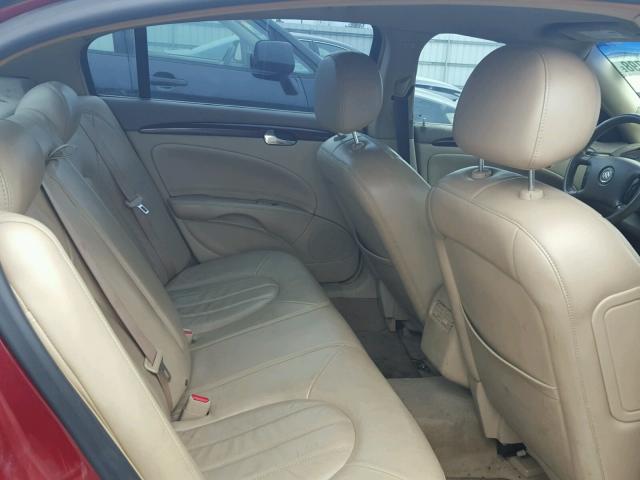 1G4HD572X6U228208 - 2006 BUICK LUCERNE CX BURGUNDY photo 6