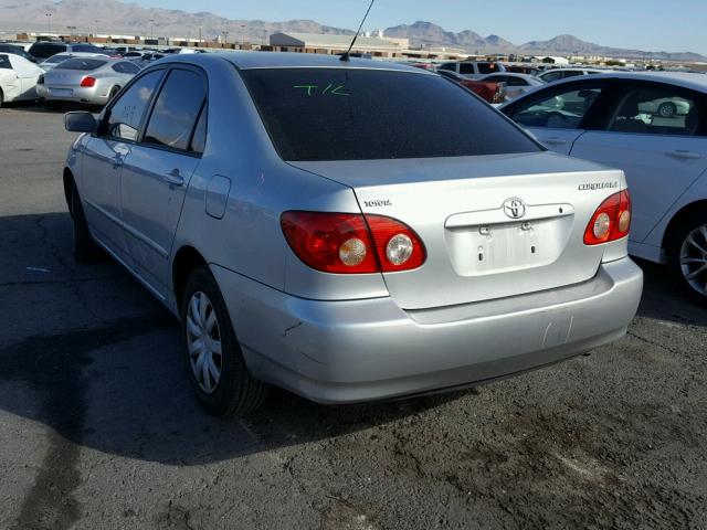 1NXBR32E76Z622245 - 2006 TOYOTA COROLLA CE SILVER photo 3