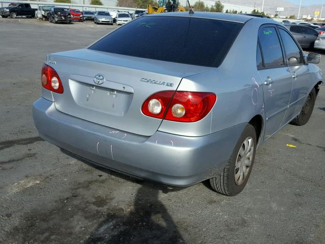 1NXBR32E76Z622245 - 2006 TOYOTA COROLLA CE SILVER photo 4