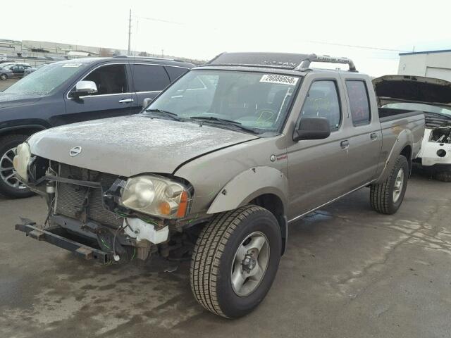 1N6MD29Y42C378962 - 2002 NISSAN FRONTIER C BROWN photo 2