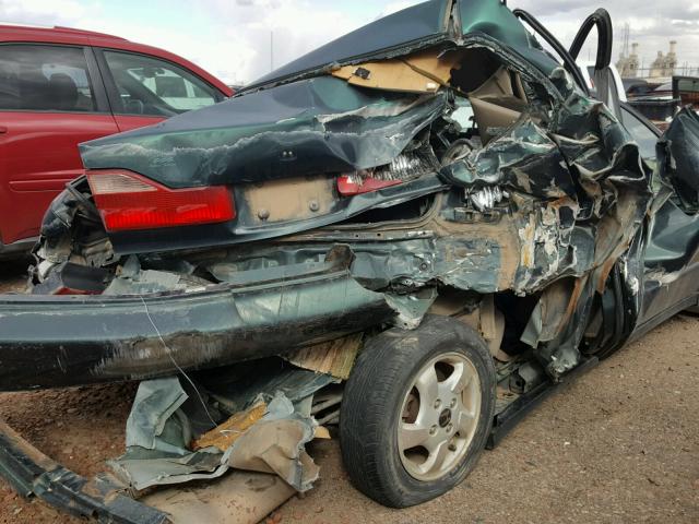 1HGCG5654YA125275 - 2000 HONDA ACCORD EX GREEN photo 9