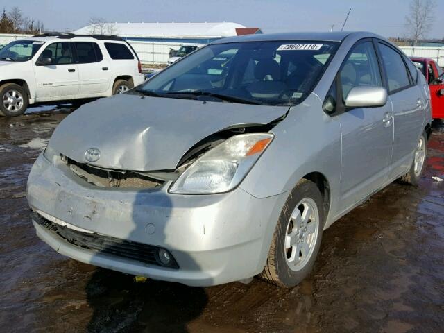 JTDKB20U640073655 - 2004 TOYOTA PRIUS SILVER photo 2