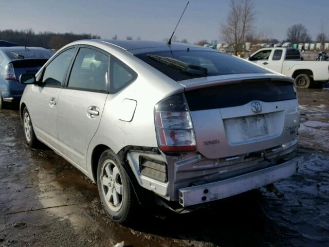 JTDKB20U640073655 - 2004 TOYOTA PRIUS SILVER photo 3