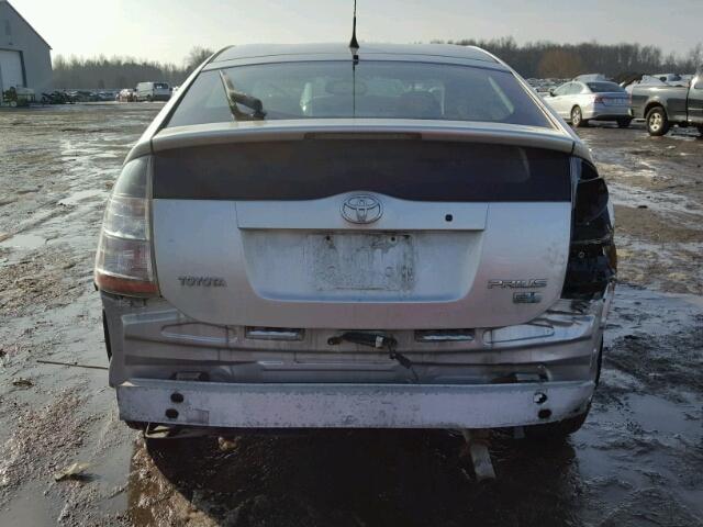 JTDKB20U640073655 - 2004 TOYOTA PRIUS SILVER photo 9