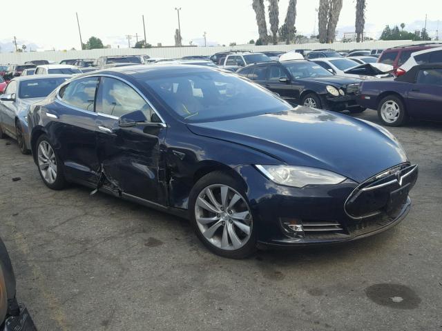 5YJSA1H17EFP65241 - 2014 TESLA MODEL S BLACK photo 1