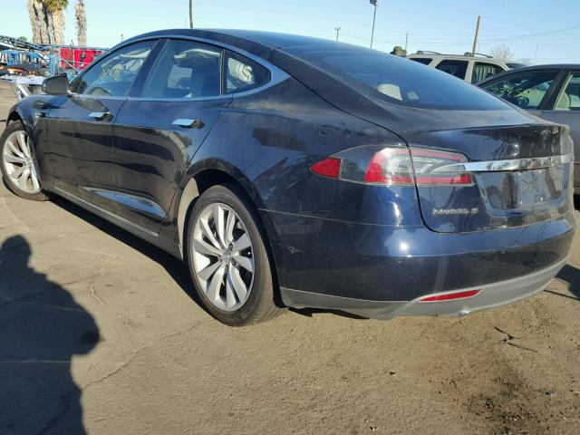 5YJSA1H17EFP65241 - 2014 TESLA MODEL S BLACK photo 3