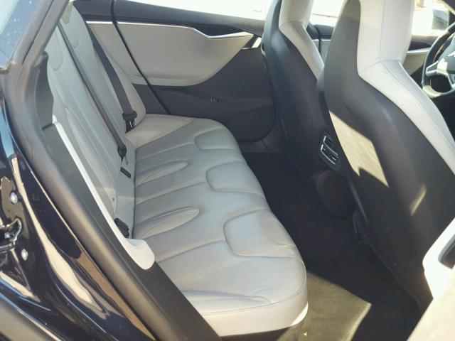 5YJSA1H17EFP65241 - 2014 TESLA MODEL S BLACK photo 6