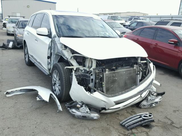 5N1AL0MN6DC326600 - 2013 INFINITI JX35 BASE WHITE photo 1