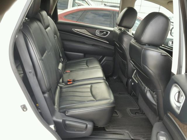 5N1AL0MN6DC326600 - 2013 INFINITI JX35 BASE WHITE photo 6