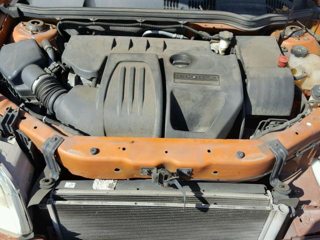 1G1AL55FX77291994 - 2007 CHEVROLET COBALT LT ORANGE photo 7